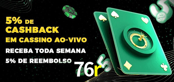 Promoções do cassino ao Vivo 76r